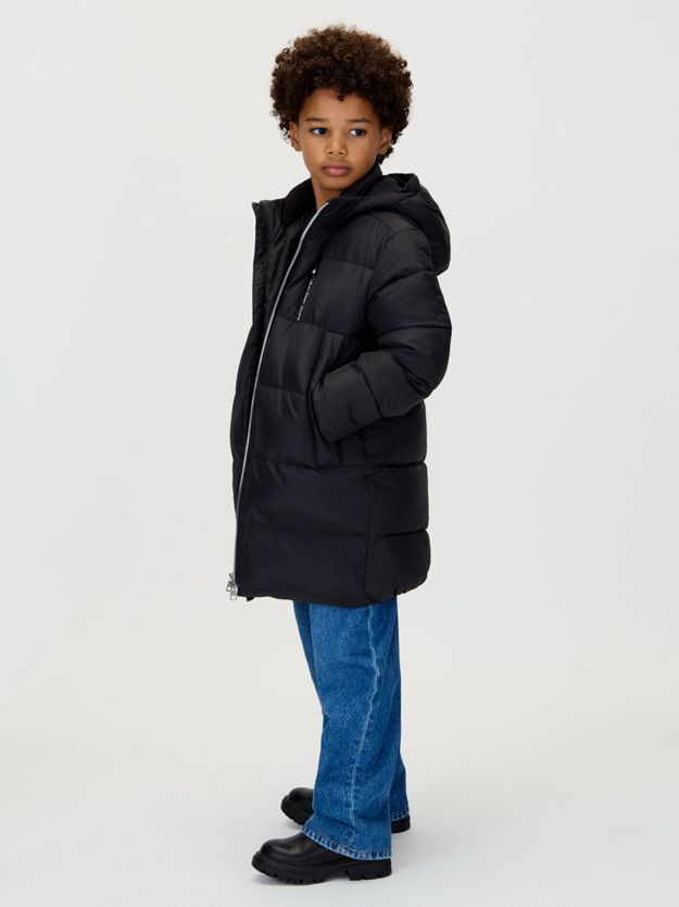 Relaxed Puffer Parka Coat
