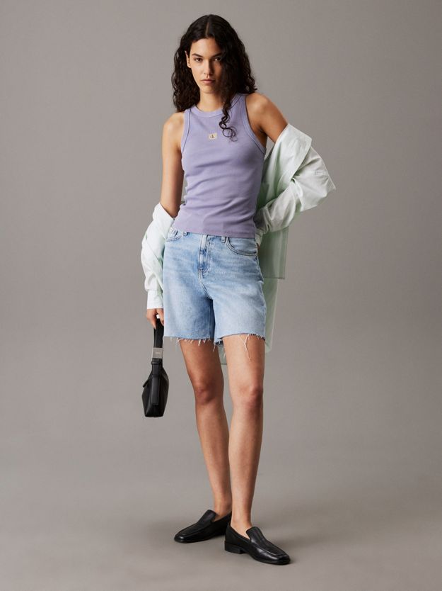 Denim Bermuda Shorts