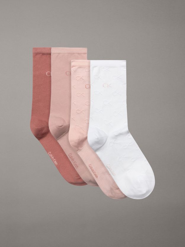 4 Pack Crew Socks