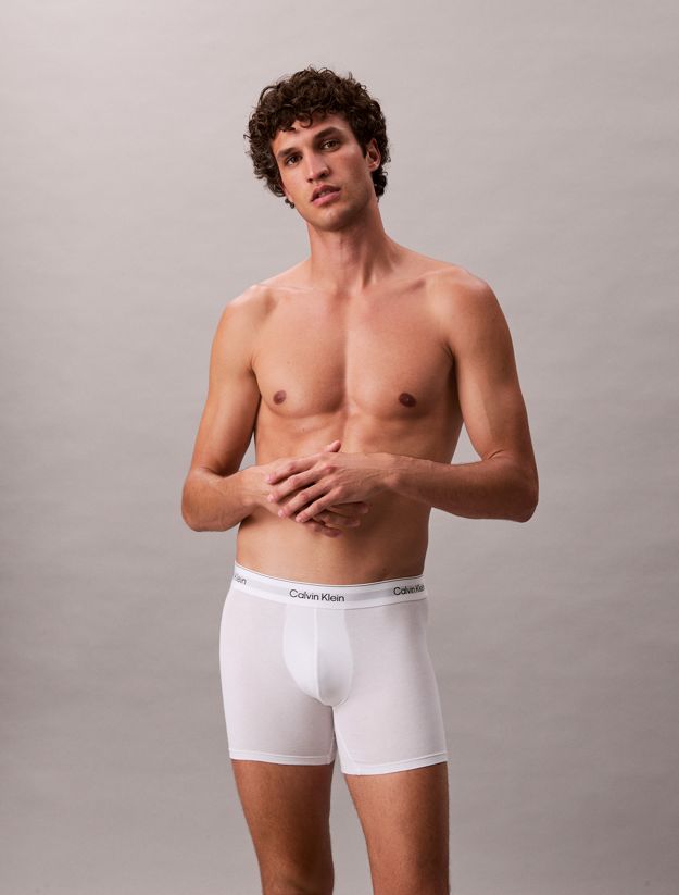 5 Pack Boxer Briefs - Icon Cotton Stretch