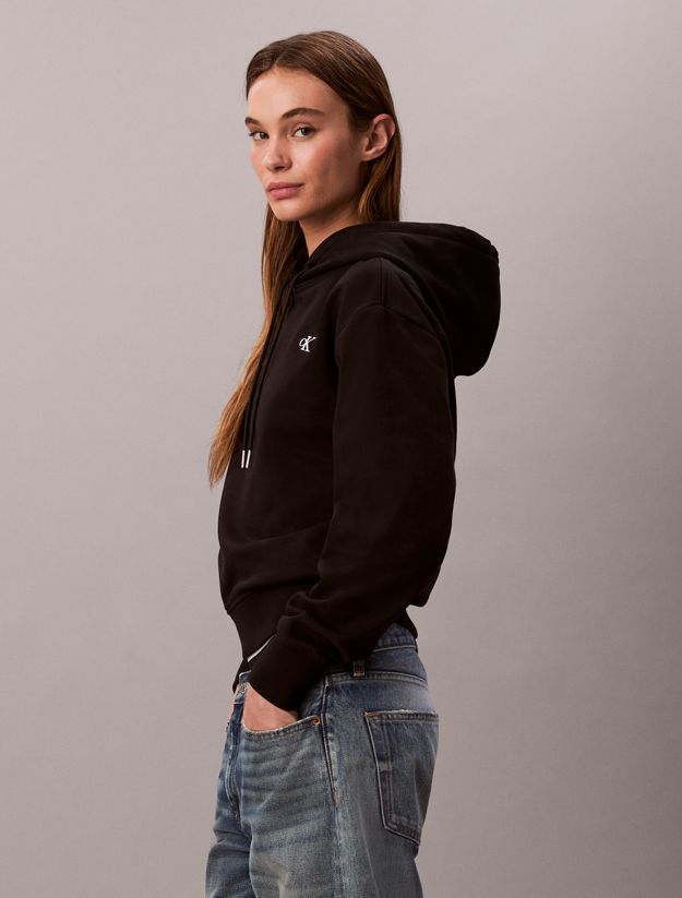 Cotton Terry Monogram Hoodie