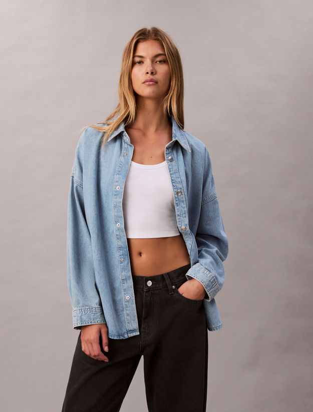 Cotton Linen Denim Shirt