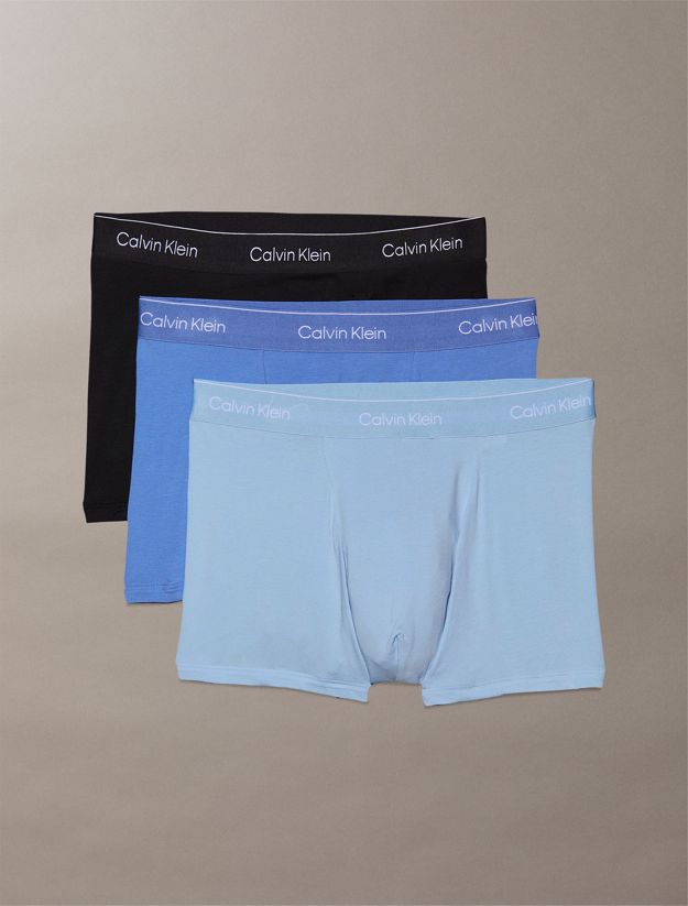 3 Pack Relaxed Dart Trunks - Icon Cotton Stretch