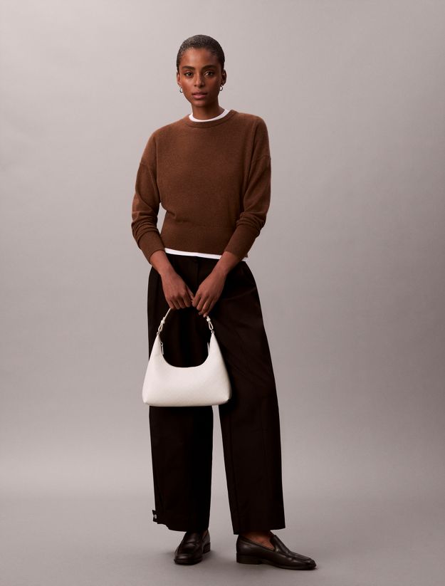 Allover Monogram Logo Shoulder Bag