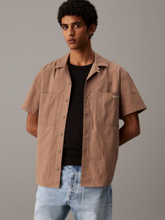 Cotton Poplin Short Sleeve Shirt