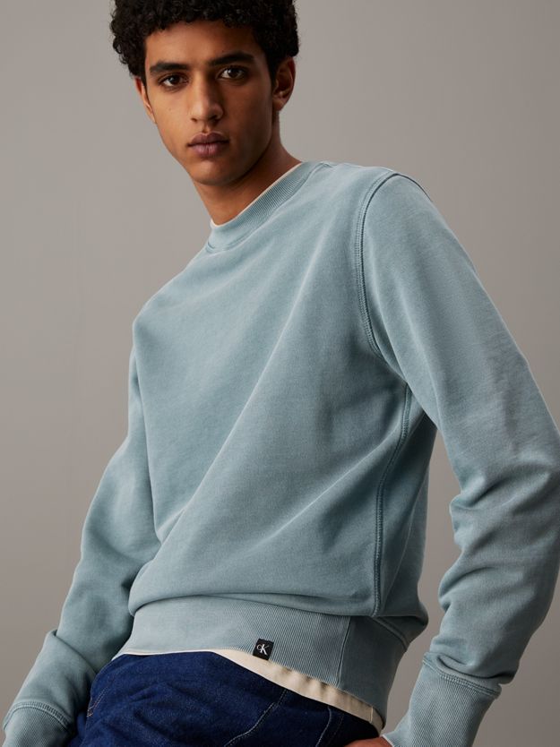 Washed Cotton Terry Sweatshirt