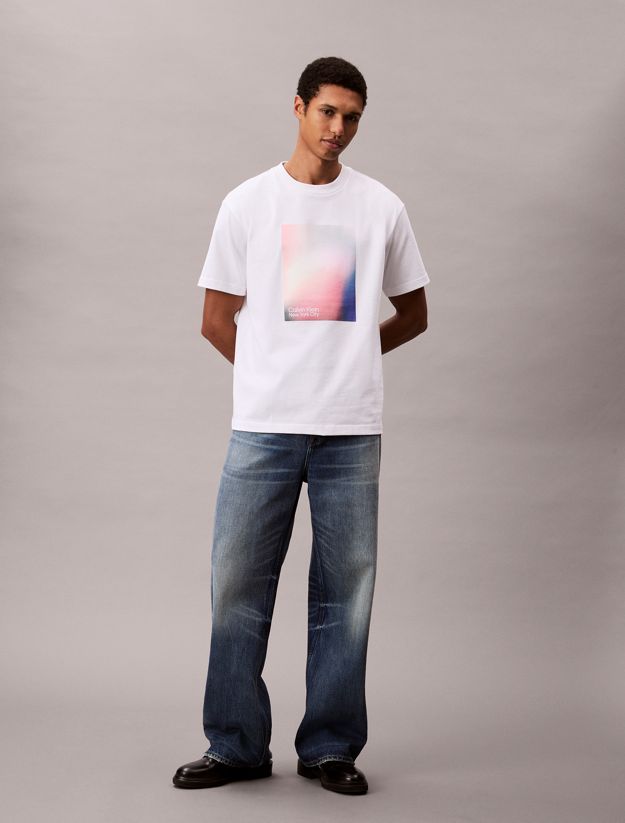 Relaxed Iridescent Print T-shirt