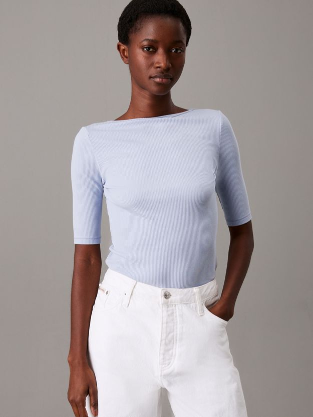 Skinny Modal Scoop Back Top