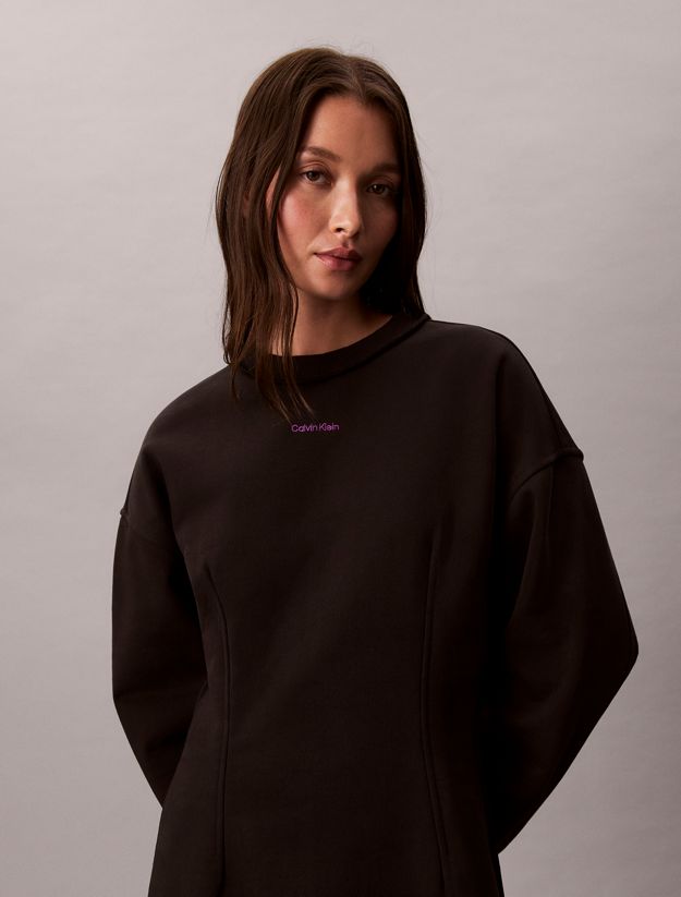 Cotton Terry Sweatshirt Dress