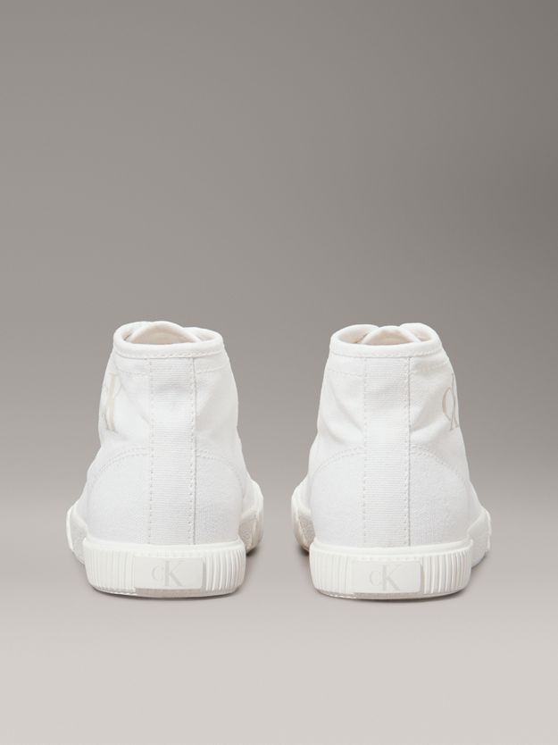 Canvas Low Profile High-Top Trainers