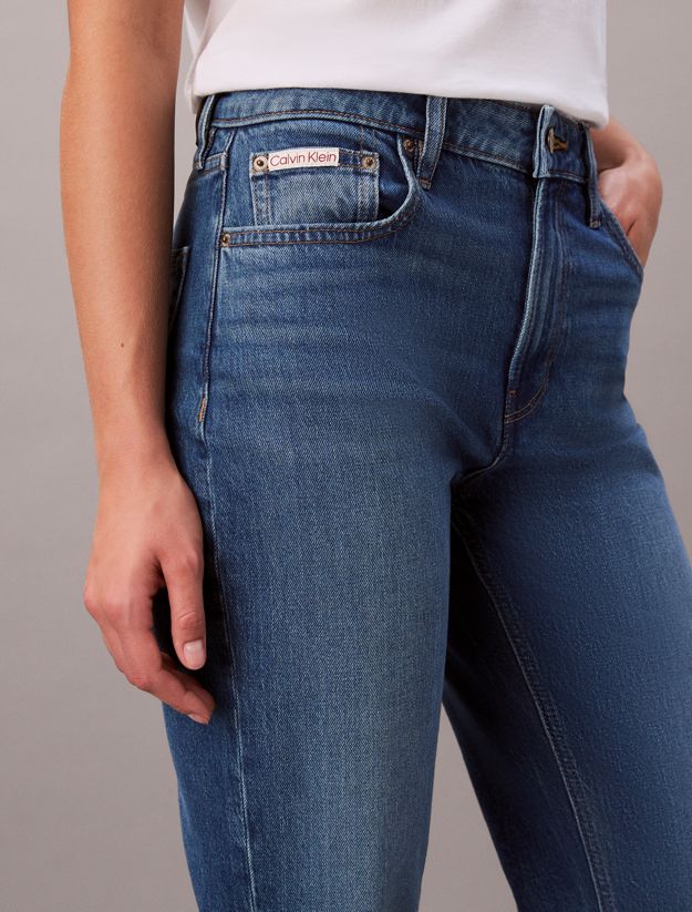 High Rise Straight Jeans