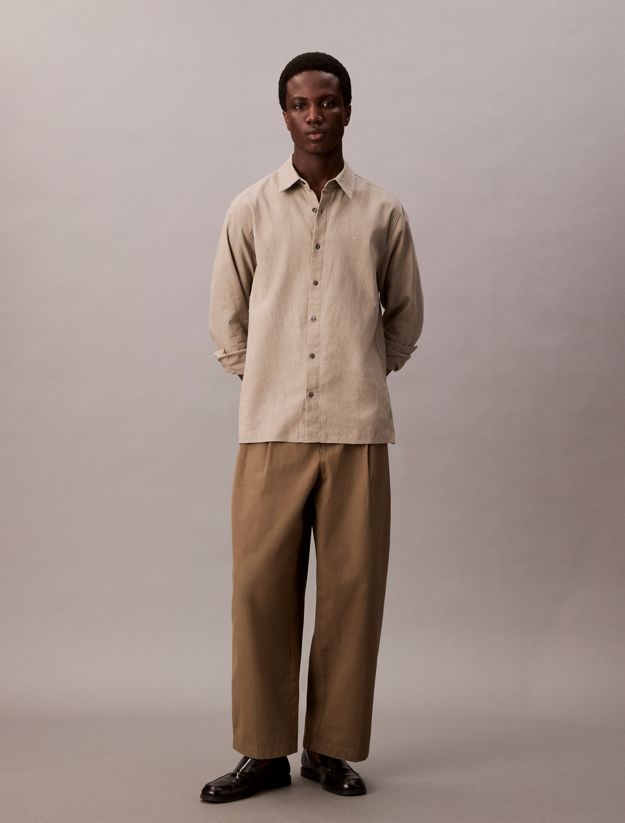 Wide Pleated Trousers