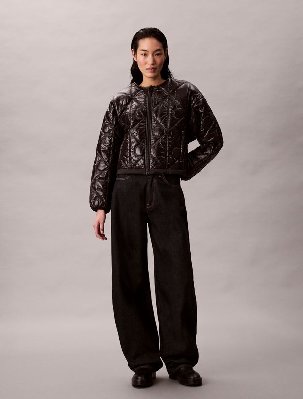 Reversible Logo Quilted Jacket