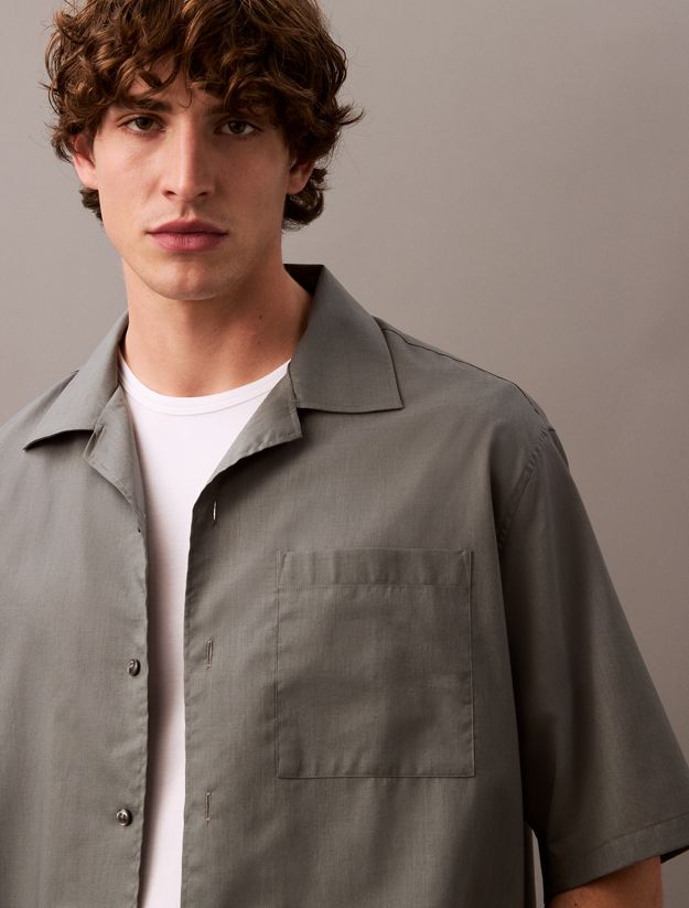 Relaxed Cotton Gauze Shirt