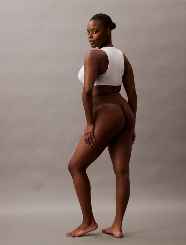 Sculpted Shapewear Thong - Stay Put Mesh