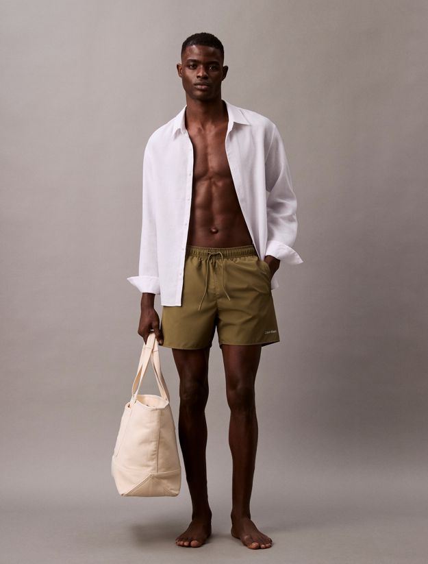 2 Pack Medium Drawstring Swim Shorts