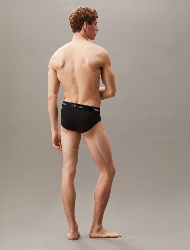 3 Pack Hip Briefs - Icon Cotton Stretch