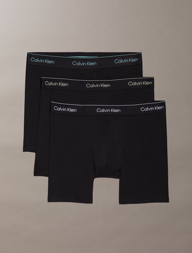 3 Pack Boxer Briefs - Icon Cotton Stretch