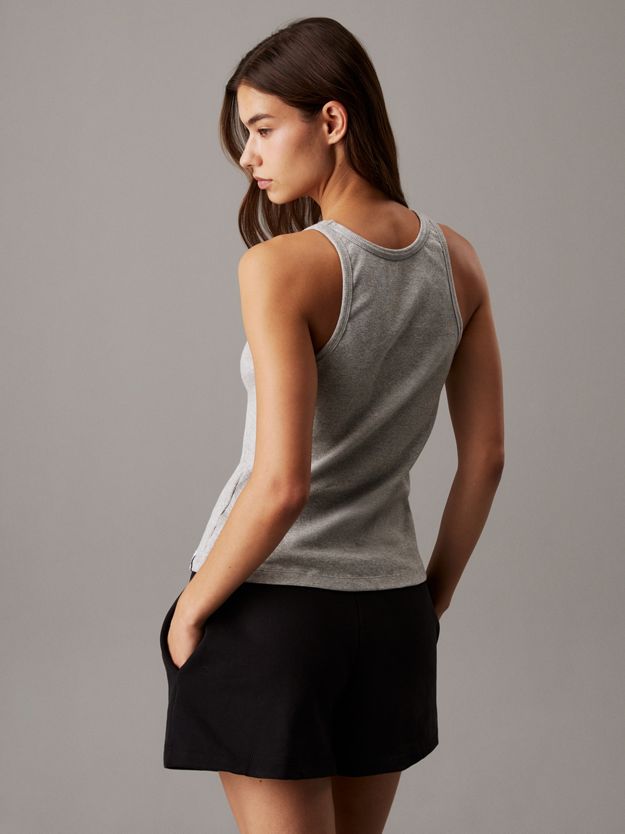 Slim Ribbed Lounge Tank Top