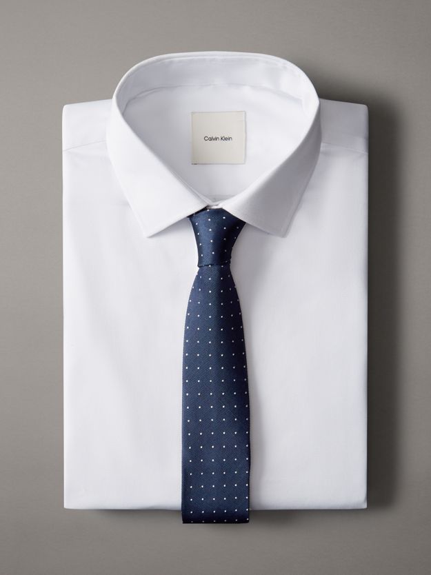 Silk Blend Dotted Tie
