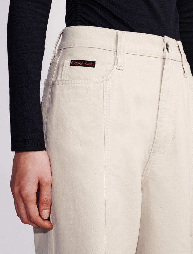 Wide Leg Cargo Trousers