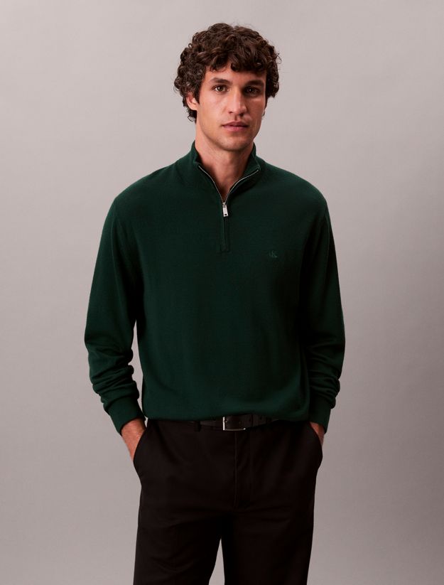 Quarter Zip Merino Jumper