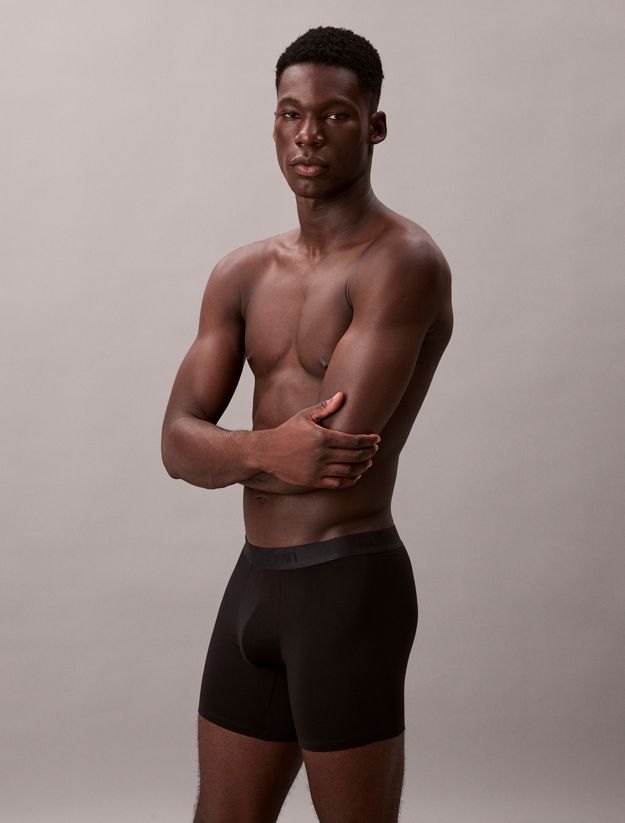 3 Pack Boxer Briefs - CK Black