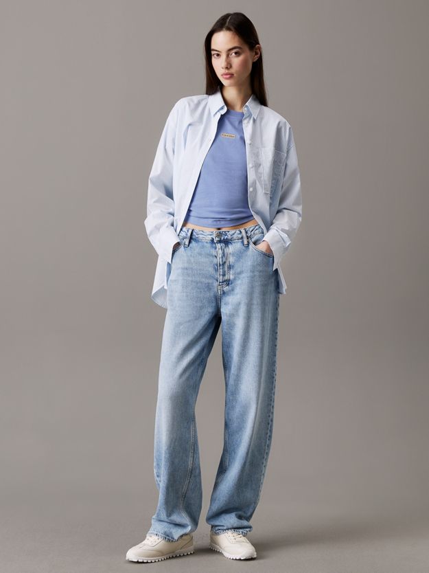 Slim Cropped Badge T-shirt