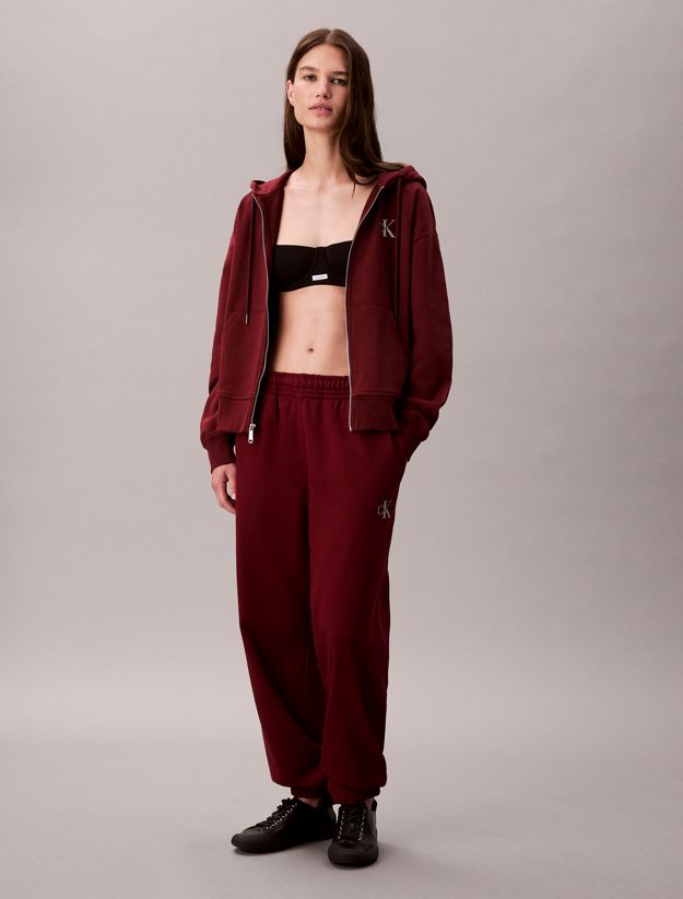 Cotton Terry Monogram Joggers