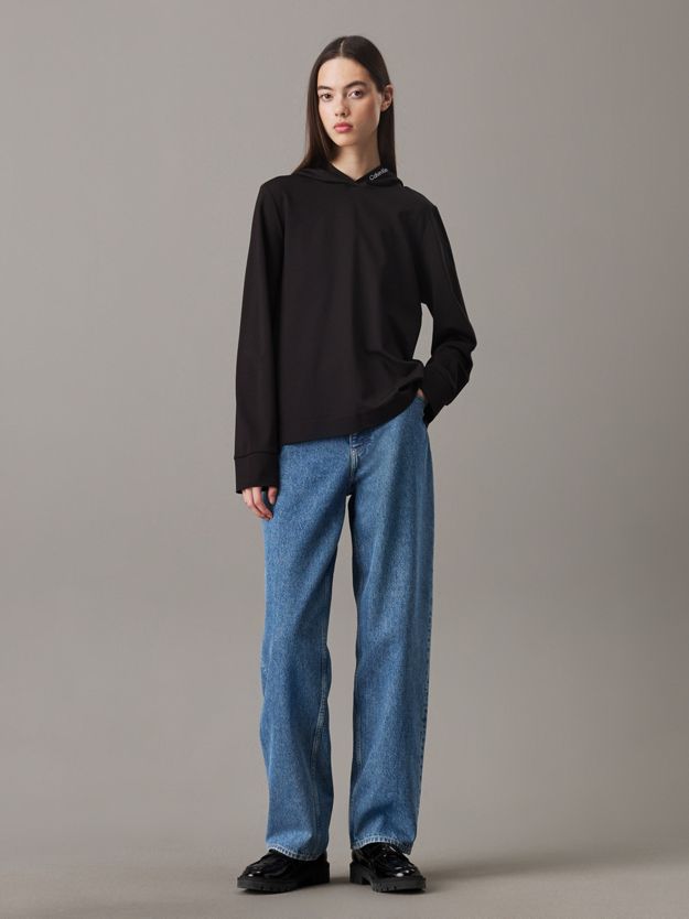 Relaxed Milano Jersey Hoodie