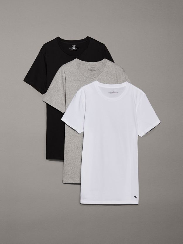 3 Pack Crewneck T-Shirt - Cotton Classics
