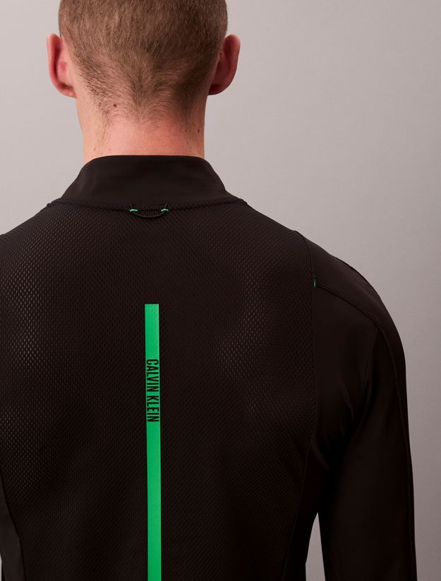 Performance 1/4 Zip Long Sleeve Gym T-shirt