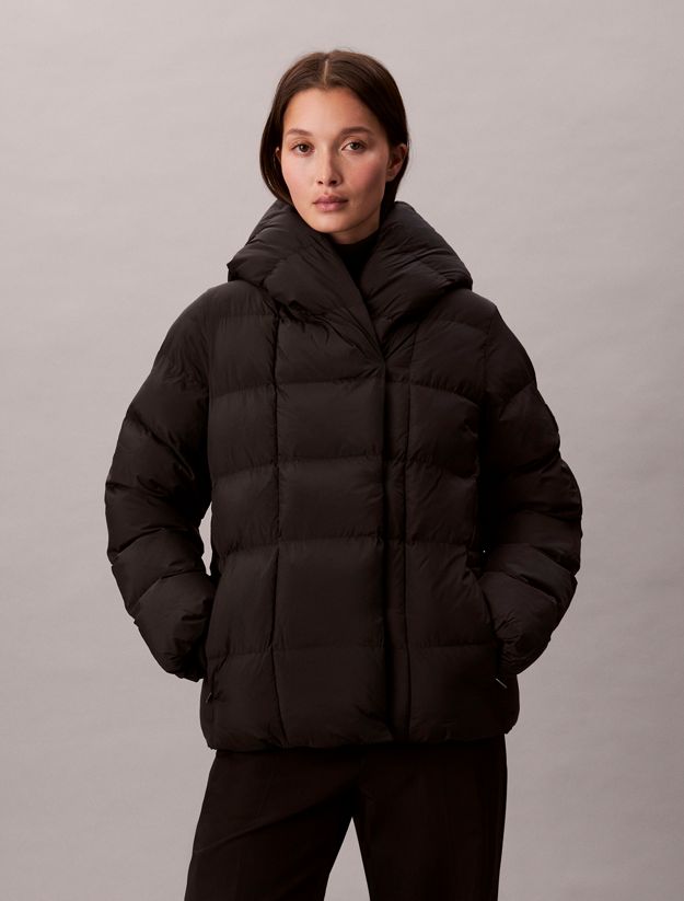Shine Wrap Puffer Jacket