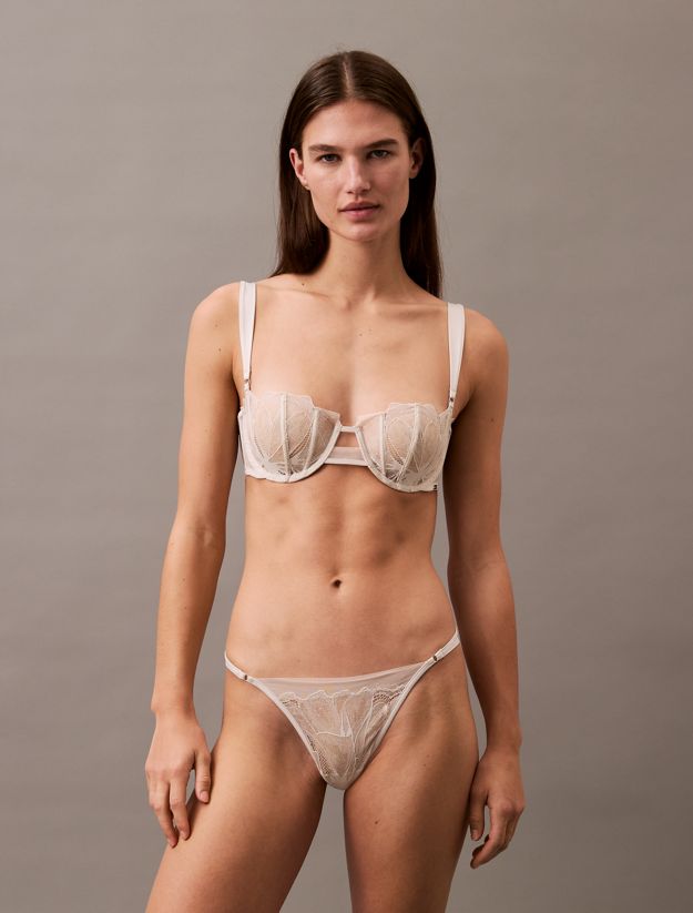 Balconette Bra - CK Black Floral Lace