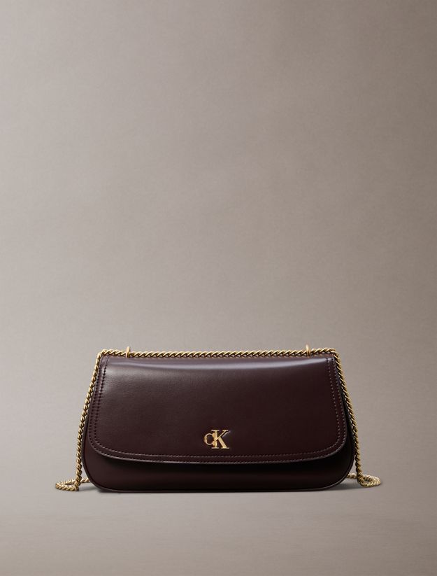 Monogram Logo Hardware Chain Shoulder Bag