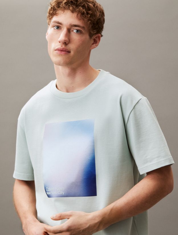 Relaxed Iridescent Print T-shirt