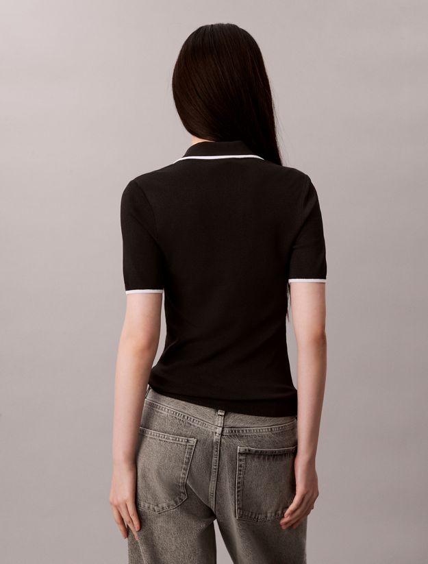 Quarter Zip Classic Polo Shirt