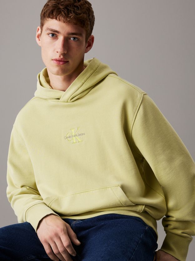 Relaxed Washed Cotton Hoodie