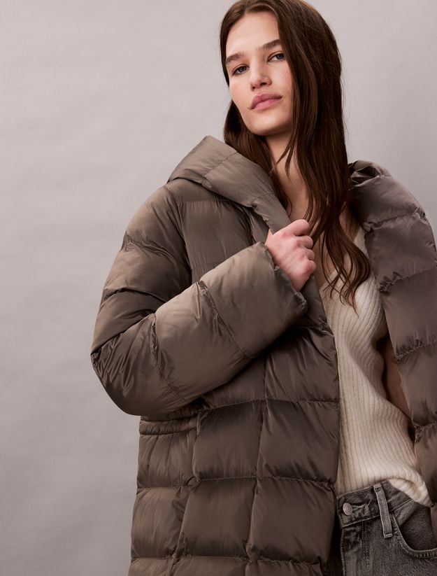 Shine Wrap Puffer Jacket