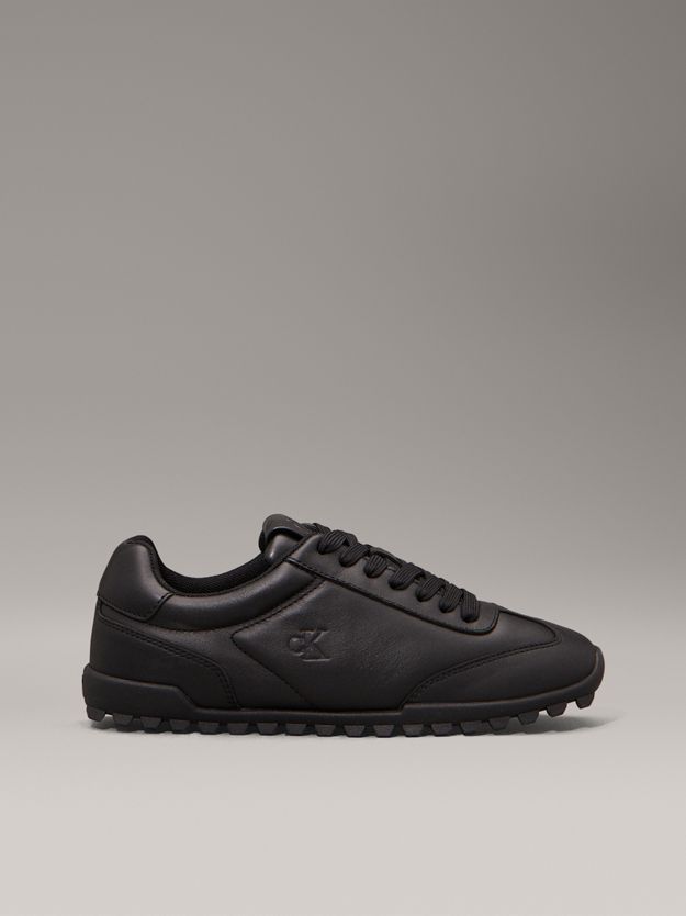 Leather Low Profile Trainers