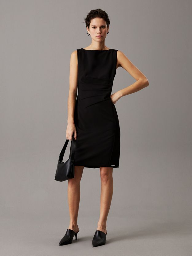 Slim Gathered Dress