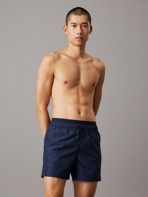 Double Waistband Swim Shorts - CK Meta Legacy