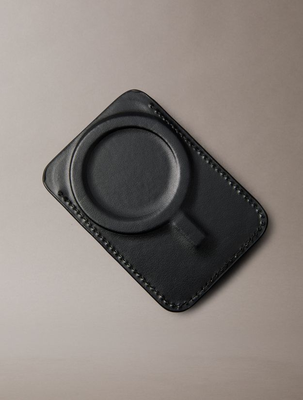 Leather RFID Magnetic Phone Cardholder