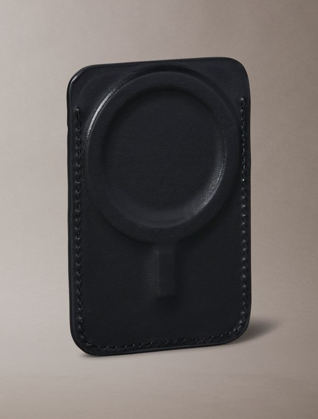 Leather RFID Magnetic Phone Cardholder