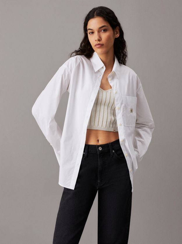 Relaxed Cotton Poplin Shirt