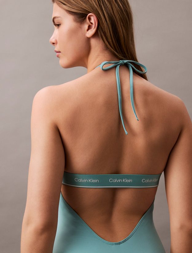 Halter Neck Swimsuit - CK Meta Legacy