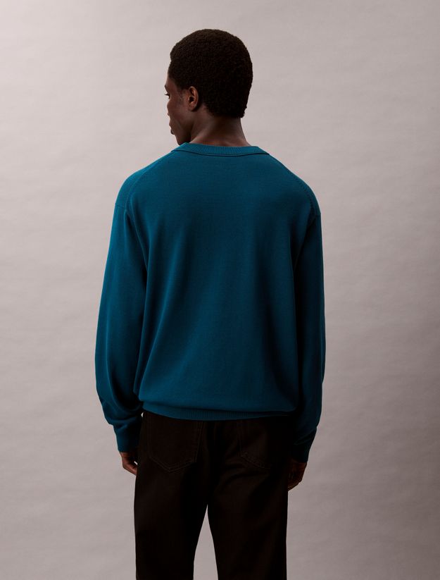 Relaxed Cotton Monogram Jumper