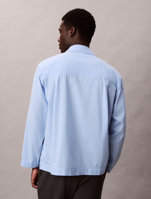 Cotton Poplin Pyjama Top