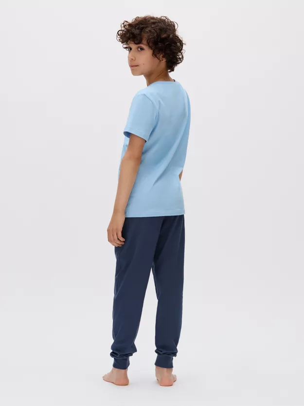 Boys Pyjama Set - Icon Cotton Stretch