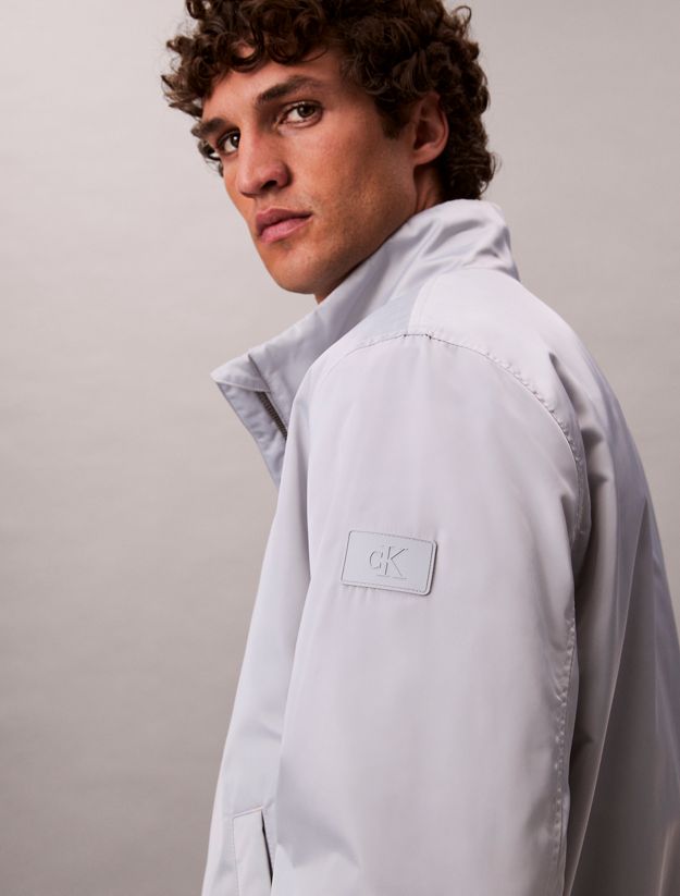 Padded Zip Mock Neck Jacket